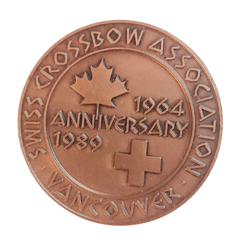 25-jähriges Jubiläum (1964–1989) der Swiss Crossbow Association Vancouver