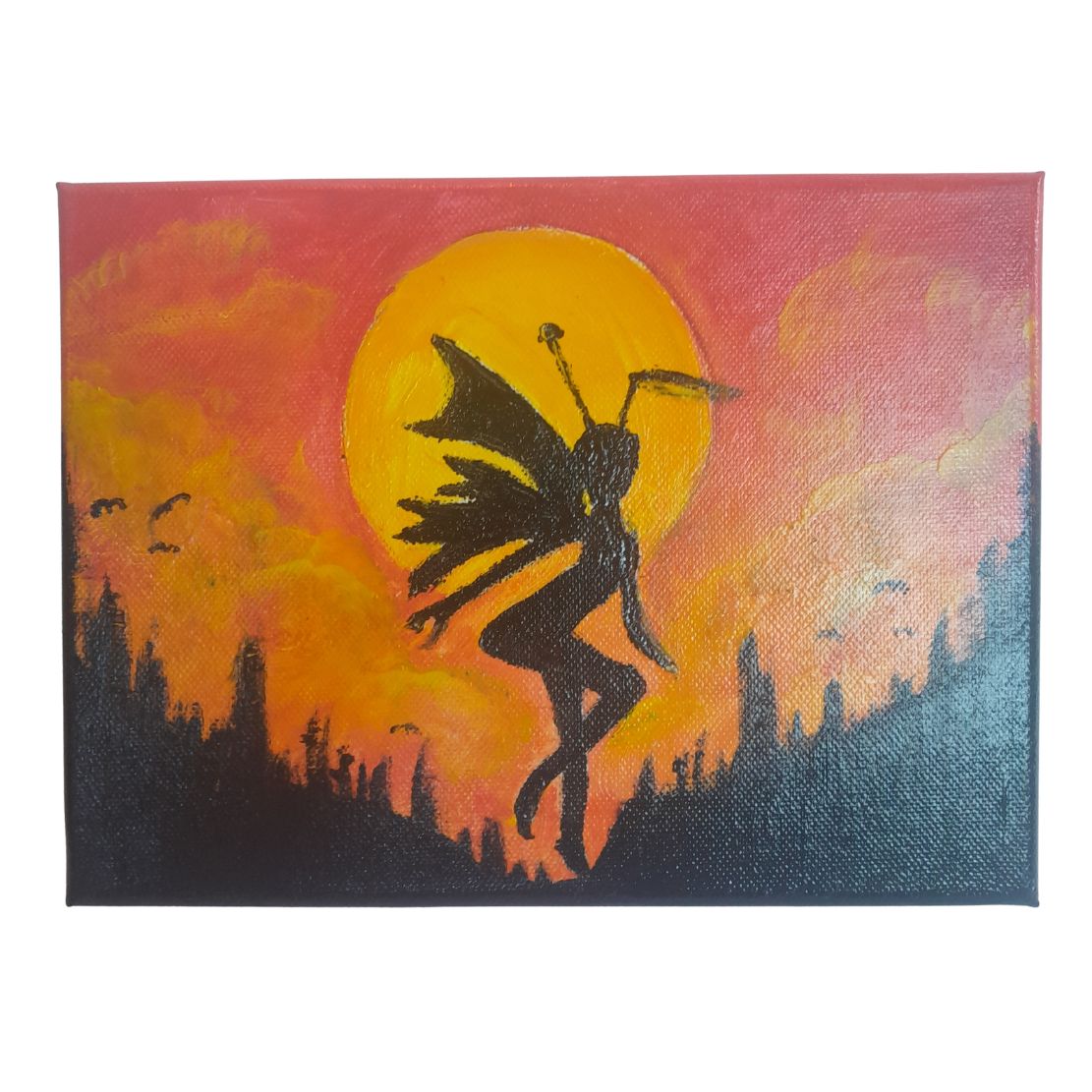 Messenger of Light – Golden Age Fairy - 18x24cm